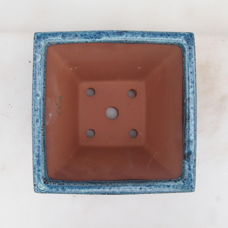 Ciotola per bonsai 20,5 x 20,5 x 15 cm, colore blu