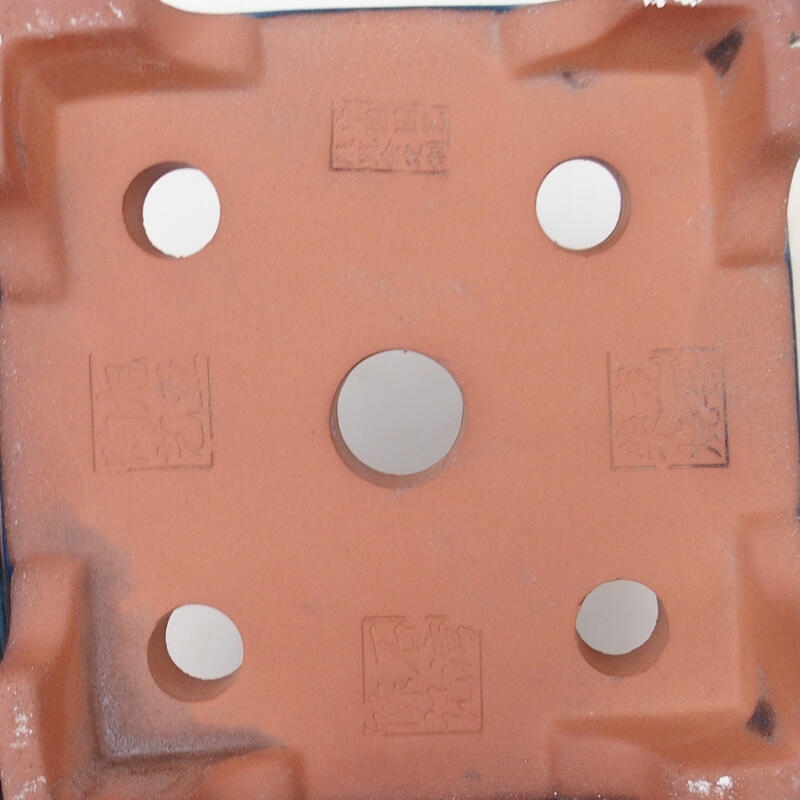 Ciotola per bonsai 20,5 x 20,5 x 15 cm, colore blu