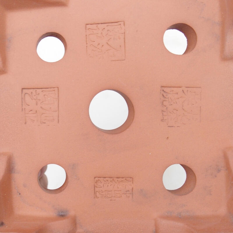 Ciotola per bonsai 20 x 20 x 15,5 cm, colore blu