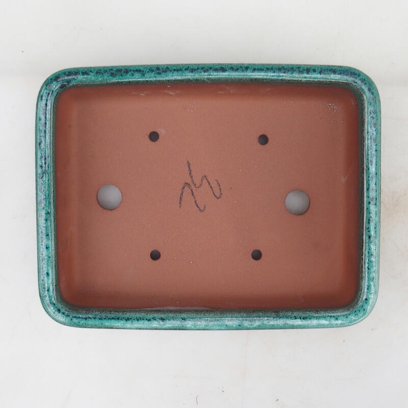 Ciotola per bonsai 21,5 x 17 x 5,5 cm, verde