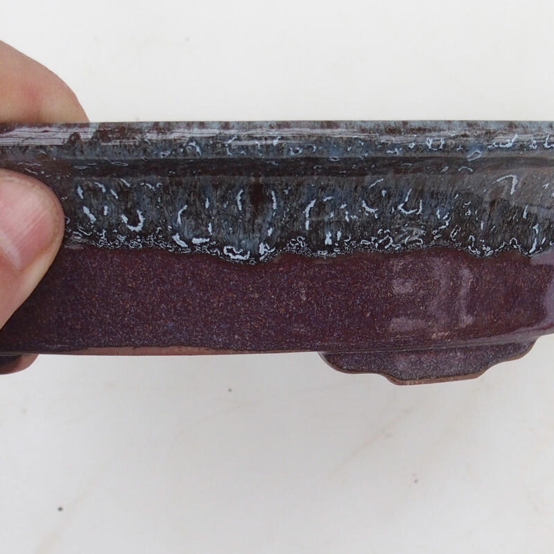 Ciotola per bonsai 21 x 14 x 5 cm, marrone