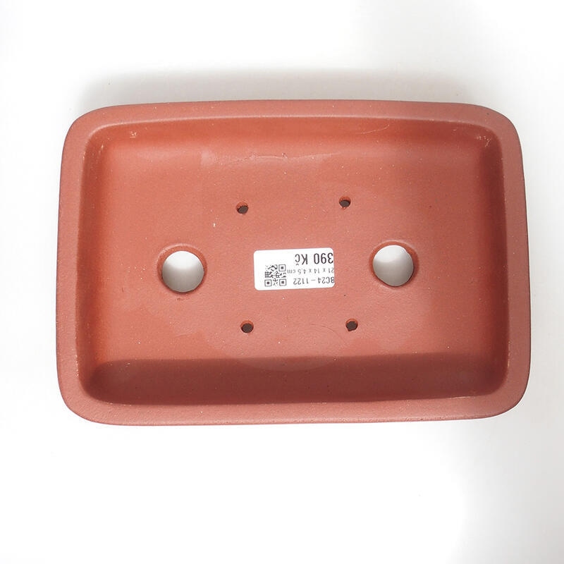 Ciotola bonsai 21 x 15 x 5 cm, colore mattone