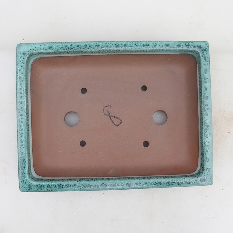 Ciotola bonsai 21 x 16,5 x 4,5 cm, verde