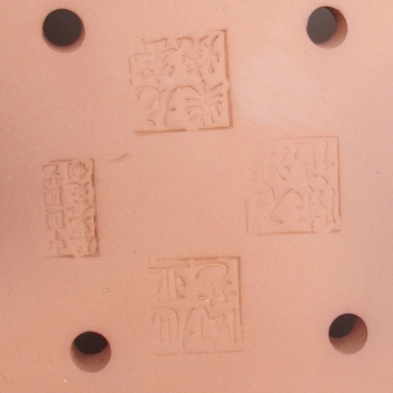 Ciotola per bonsai 21 x 16 x 4,5 cm, marrone