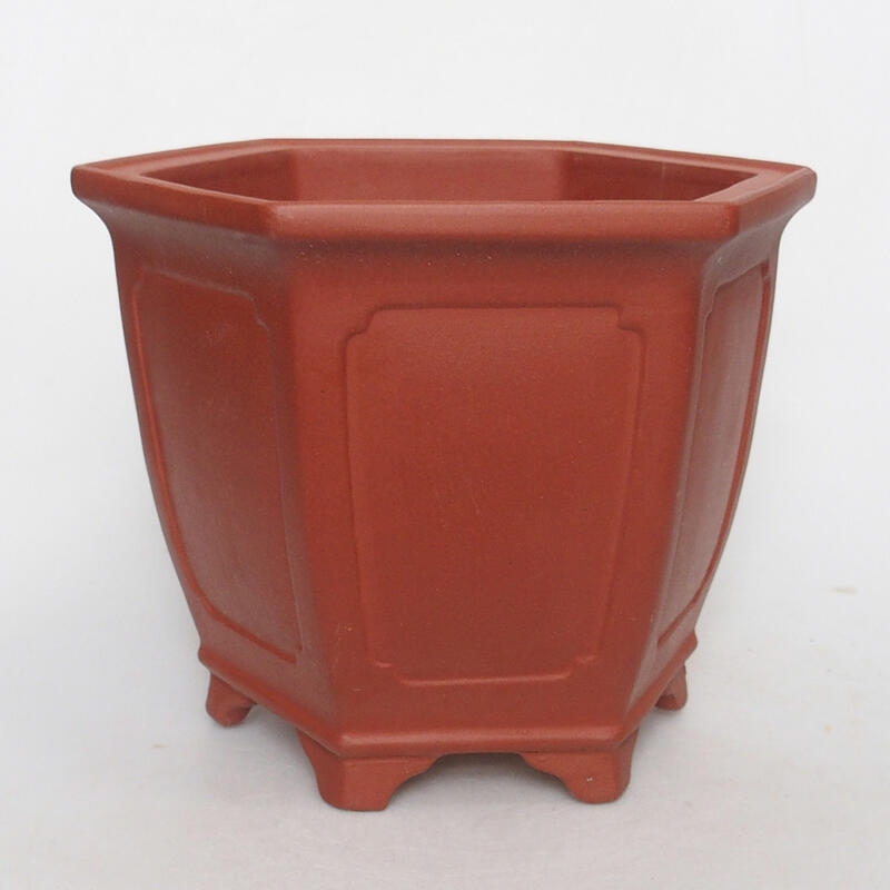 Ciotola bonsai 21 x 18 x 16 cm, colore mattone