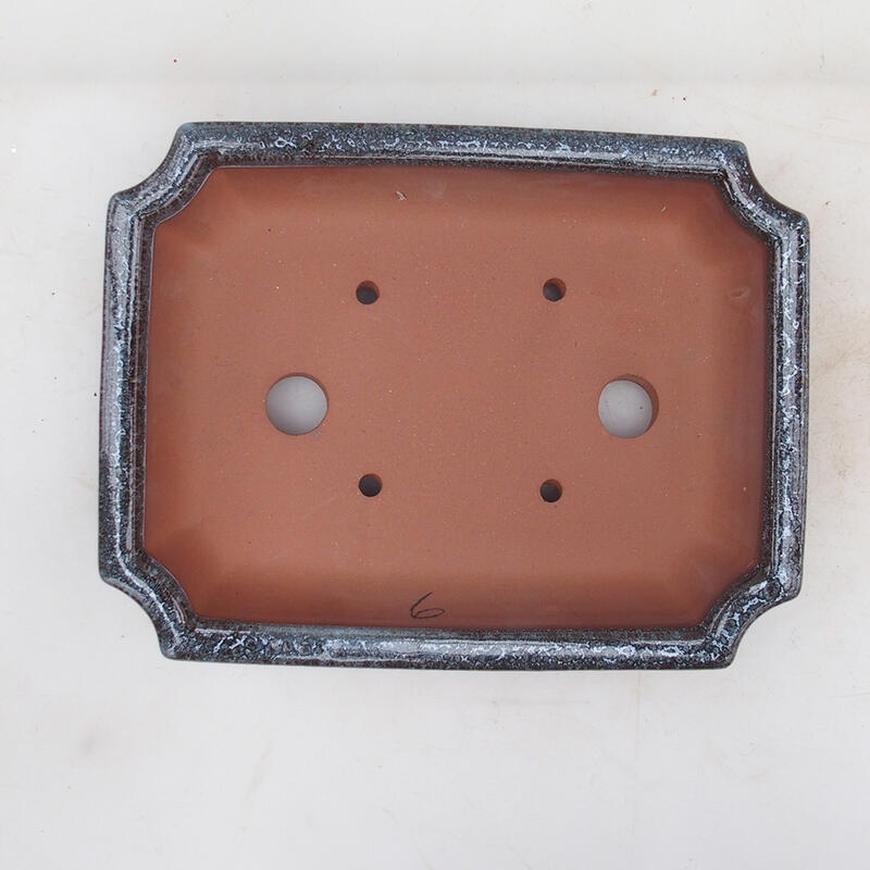 Ciotola per bonsai 22 x 16,5 x 4 cm, bordeaux