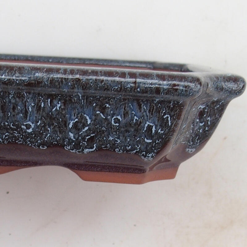 Ciotola per bonsai 22 x 16,5 x 4 cm, bordeaux