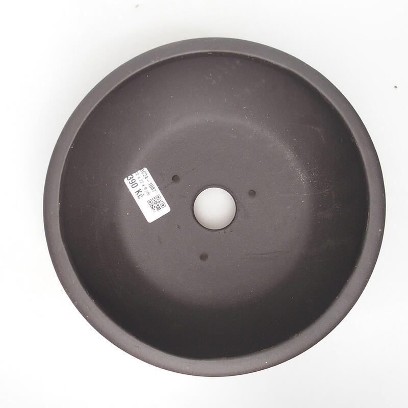 Ciotola per bonsai 22 x 22 x 8 cm, nera