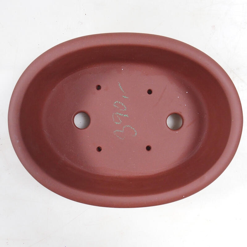 Ciotola bonsai 23,5 x 17,5 x 7,5 cm, colore mattone