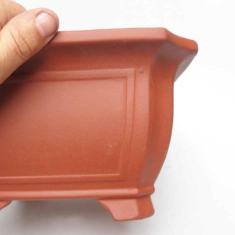 Ciotola bonsai 23 x 23 x 13 cm, colore mattone