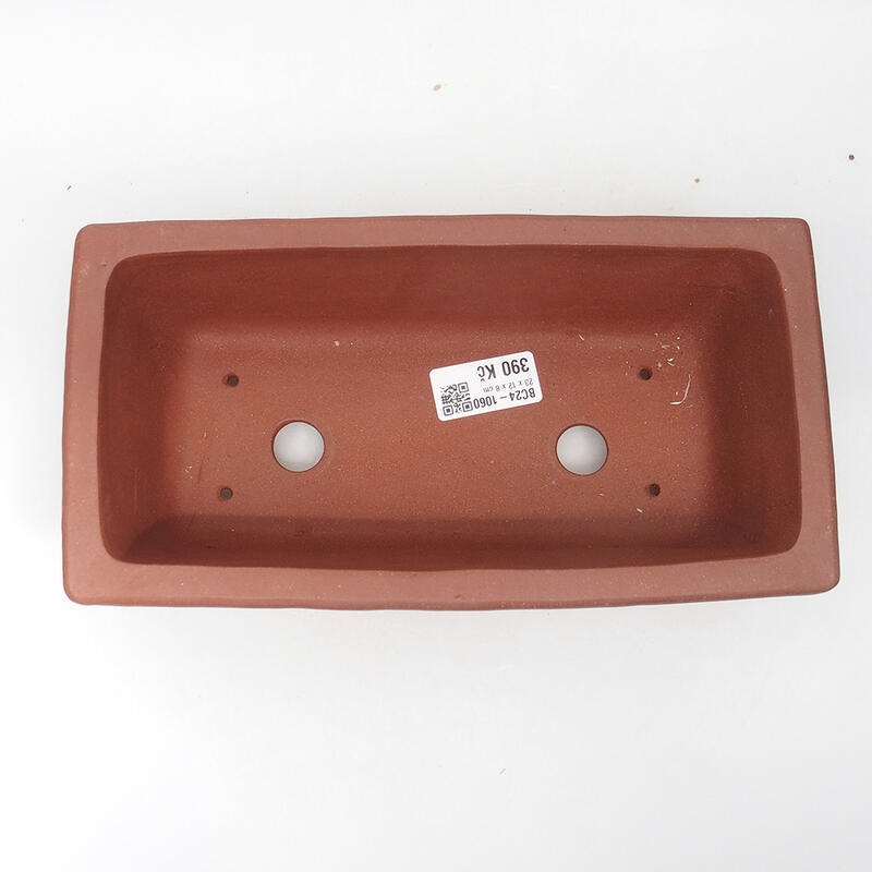 Ciotola bonsai 24 x 12 x 8 cm, colore mattone