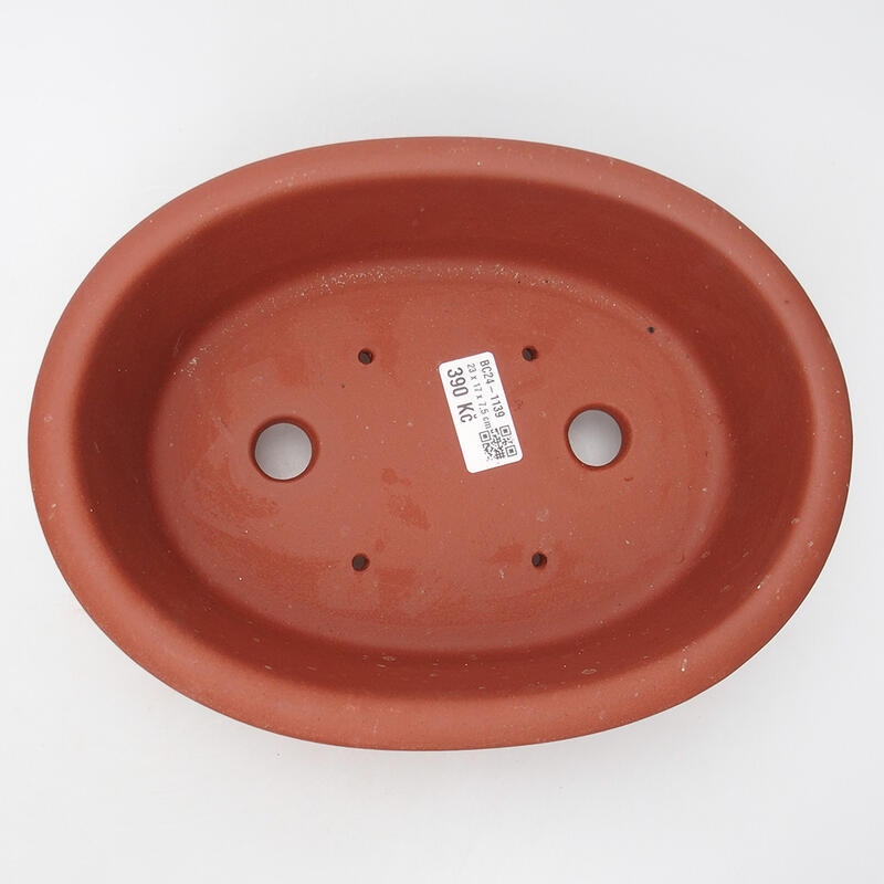 Ciotola bonsai 24 x 18 x 8 cm, colore mattone