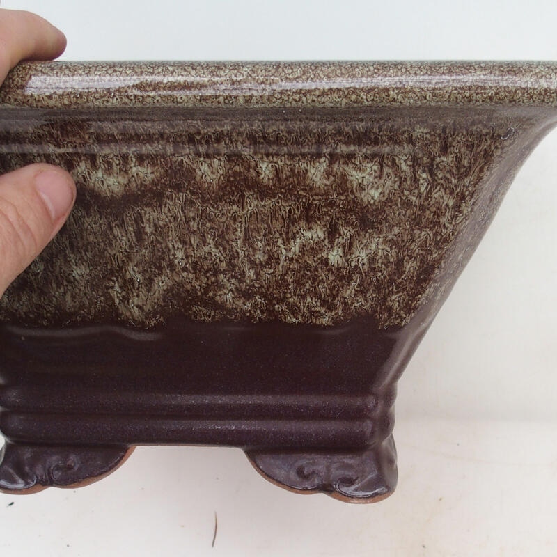 Ciotola bonsai 27 x 27 x 14,5 cm, marrone