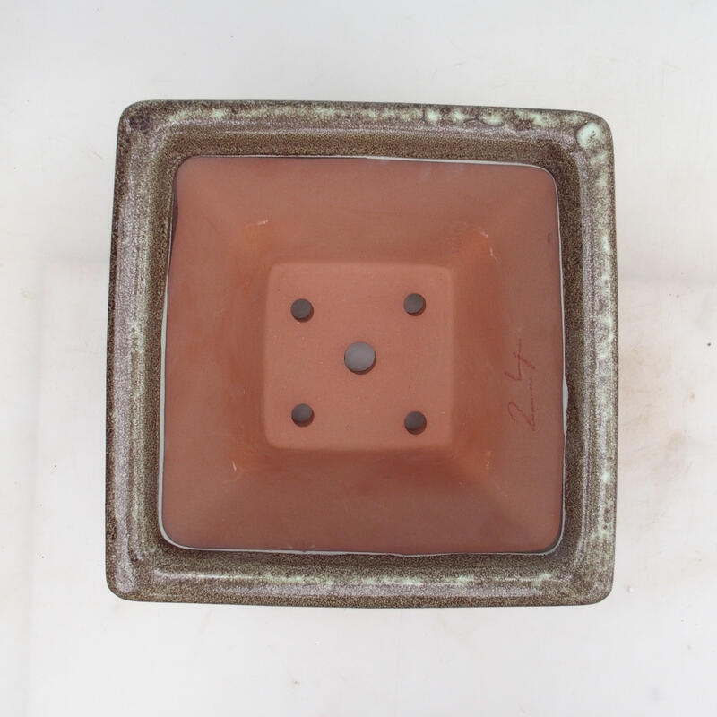 Ciotola bonsai 27 x 27 x 14,5 cm, marrone