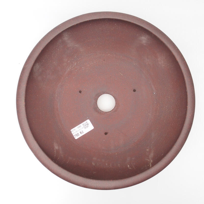 Ciotola bonsai 29 x 29 x 9,5 cm, colore marrone-nero