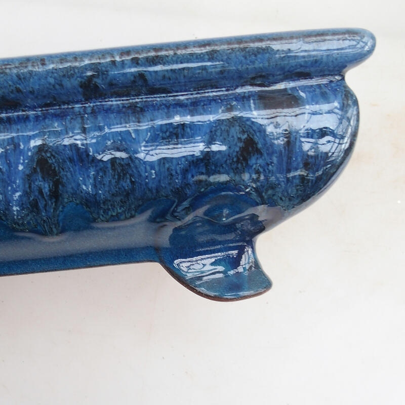Ciotola bonsai 31 x 21 x 9,5 cm, colore blu