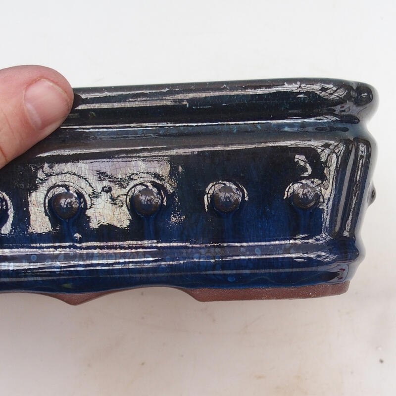 Ciotola bonsai 32 x 23 x 7 cm, colore blu