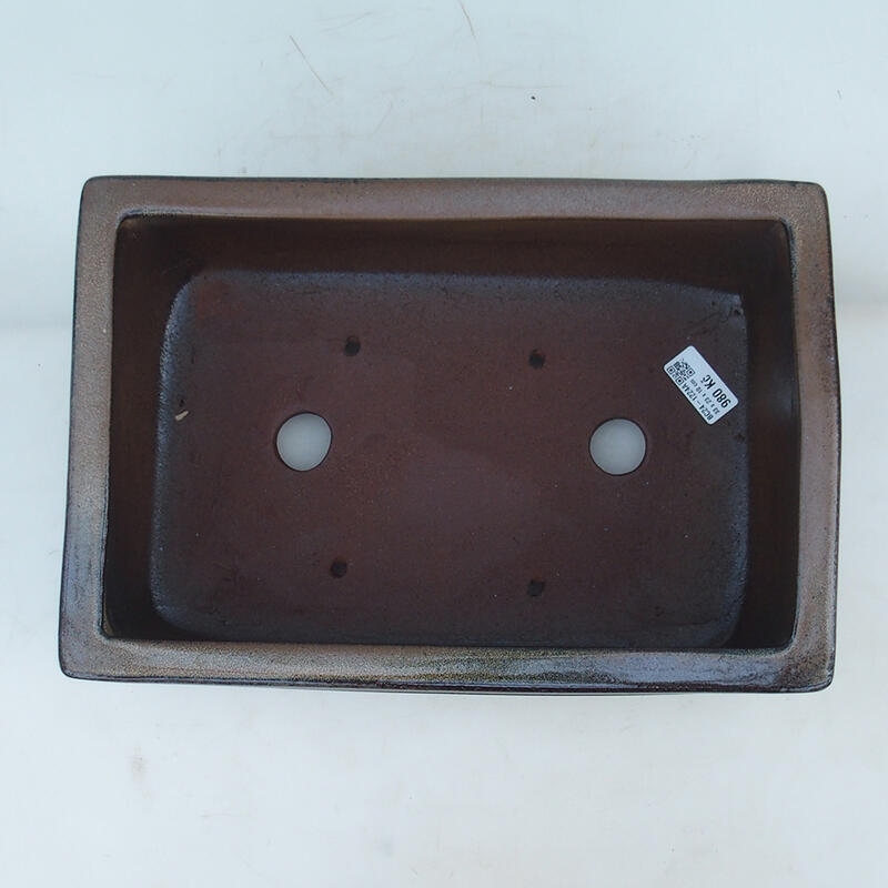 Ciotola bonsai 34 x 23 x 13,5 cm, marrone