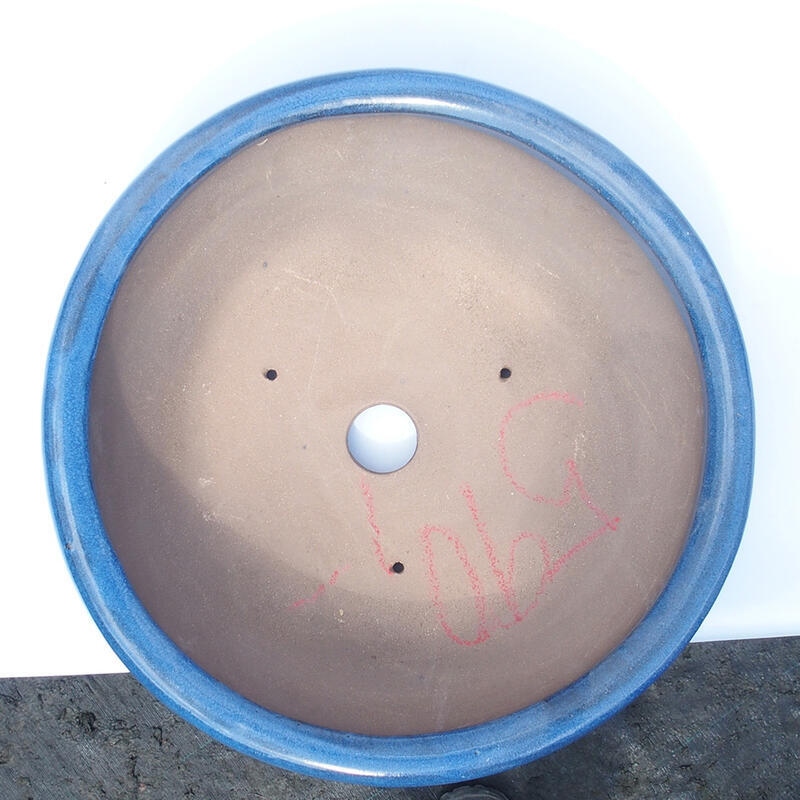 Ciotola bonsai 35 x 35 x 10 cm blu