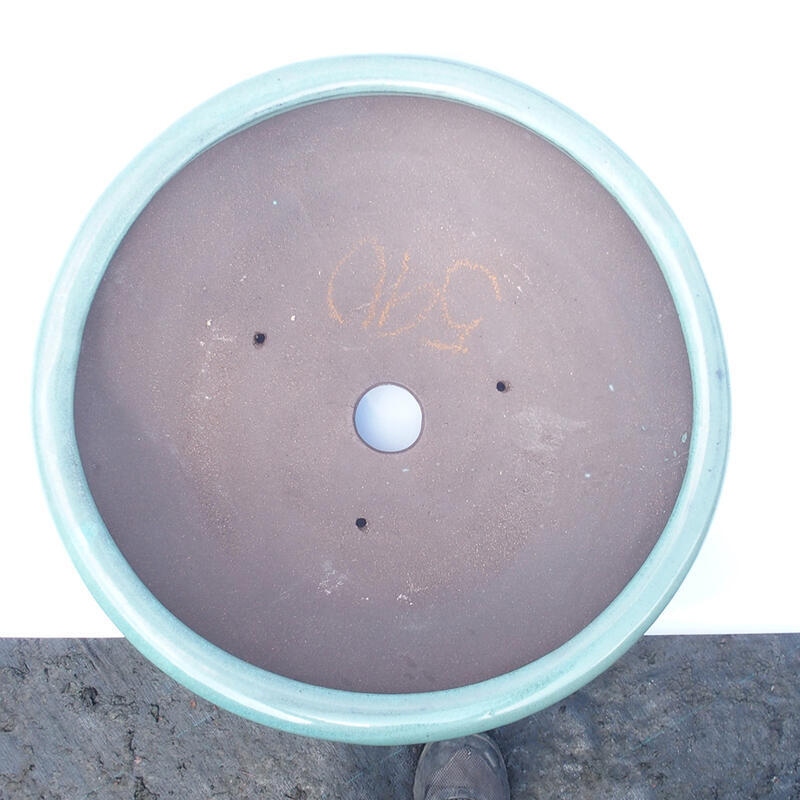 Ciotola per bonsai 35 x 35 x 10 cm verde