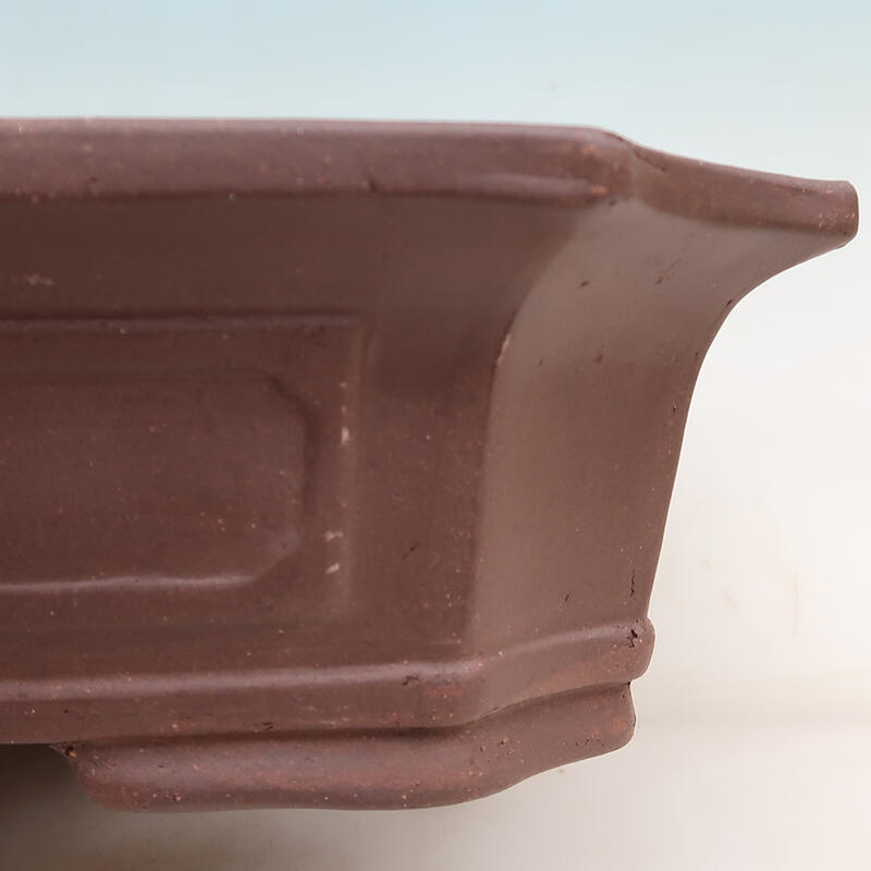 Ciotola per bonsai 40,5 x 32,5 x 11,5 cm, colore marrone