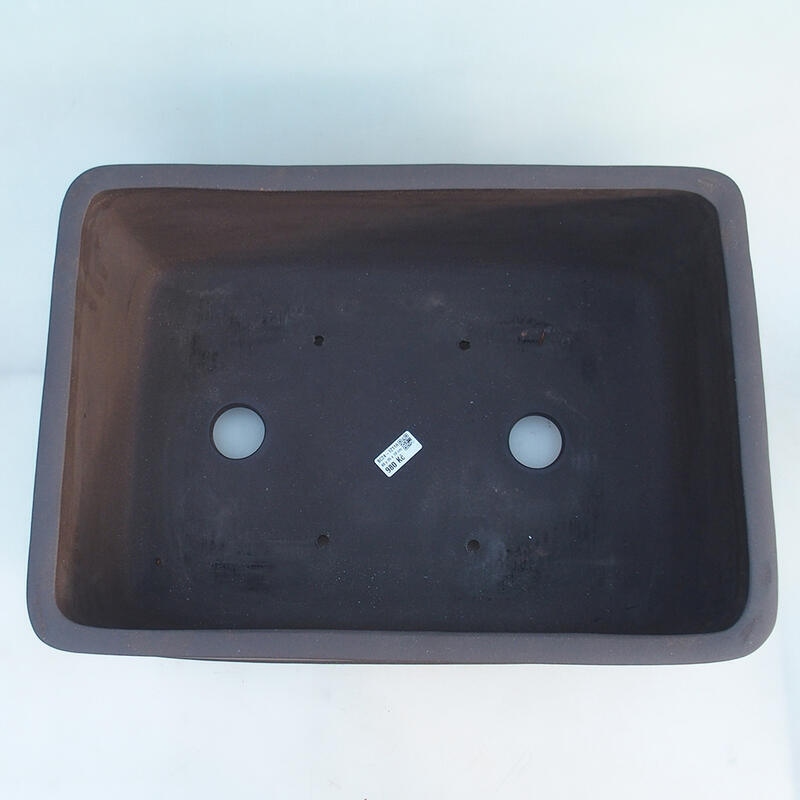 Ciotola per bonsai 41,5 x 28 x 14 cm, colore nero - solo trasporto su pallet