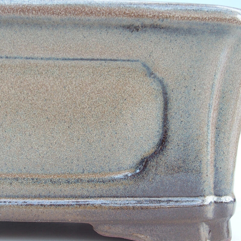 Ciotola per bonsai 41 x 28 x 12,5 cm, colore marrone - solo trasporto su pallet