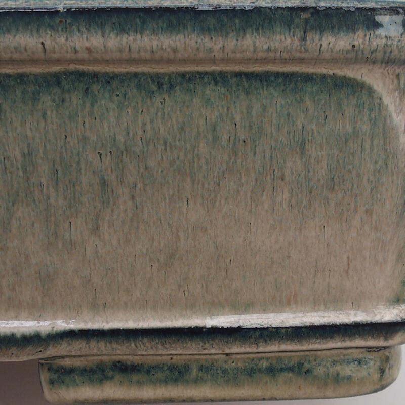 Ciotola per bonsai 42 x 33 x 11 cm, colore blu-beige - solo trasporto su pallet