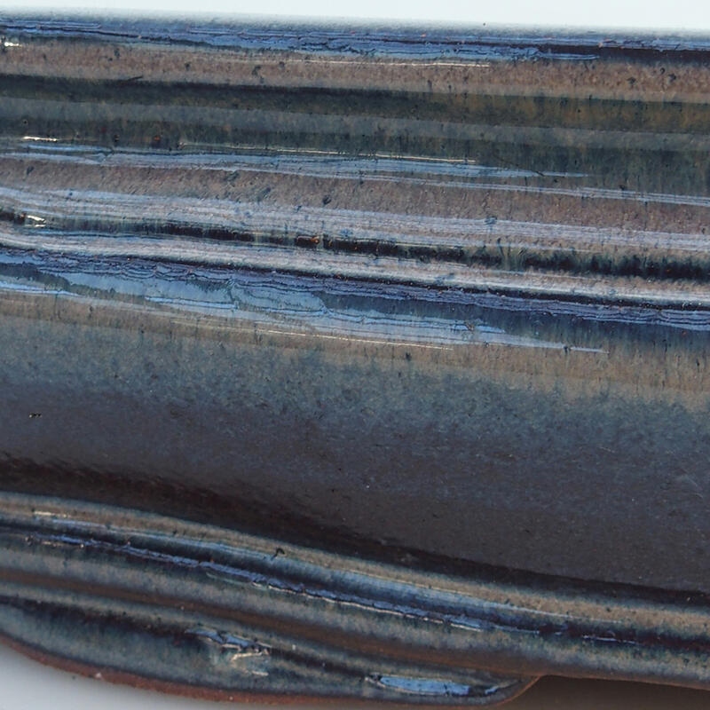 Ciotola per bonsai 51 x 36,5 x 10 cm, colore blu-beige - solo trasporto su pallet