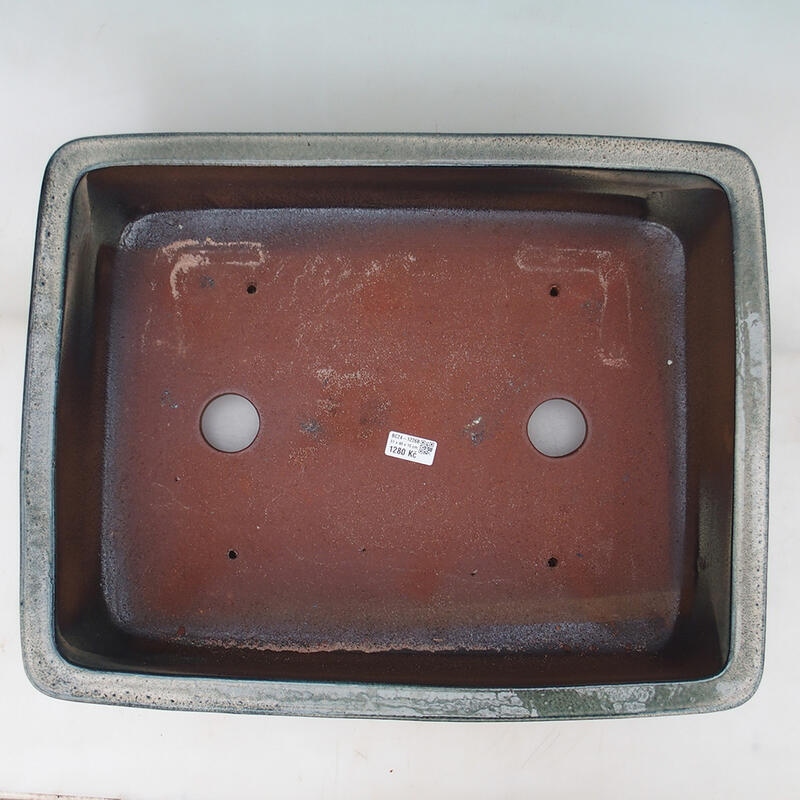 Ciotola per bonsai 52 x 41 x 15 cm, colore blu-beige - solo trasporto su pallet