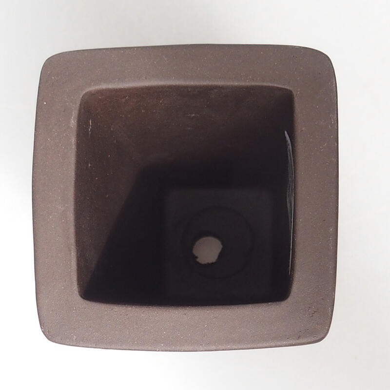 Ciotola per bonsai 6,5 x 6,5 x 13 cm, marrone