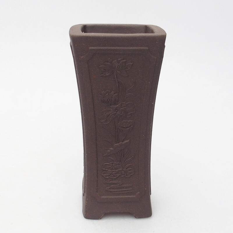 Ciotola per bonsai 6 x 6 x 13 cm, marrone