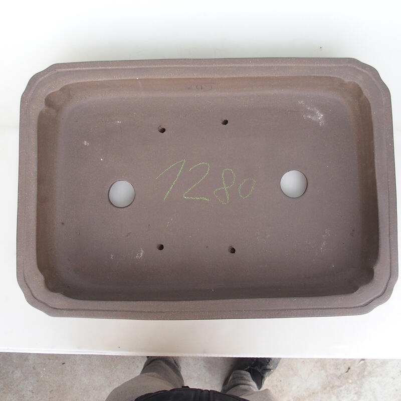 Ciotola per bonsai 60 x 42 x 8,5 cm, colore naturale