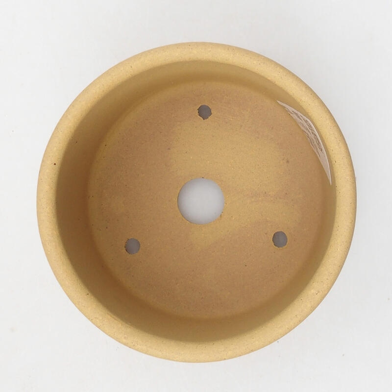 Ciotola bonsai 7,5 x 7,5 x 6,5 cm, colore ocra