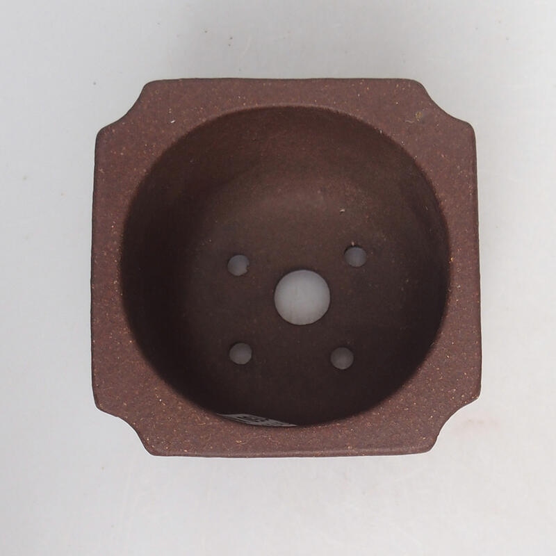 Ciotola per bonsai 7 x 7 x 6 cm, marrone