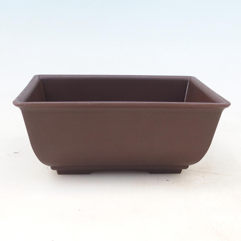 Ciotola per bonsai in plastica MP-1 marrone - 15 x 11 x 6,5 cm