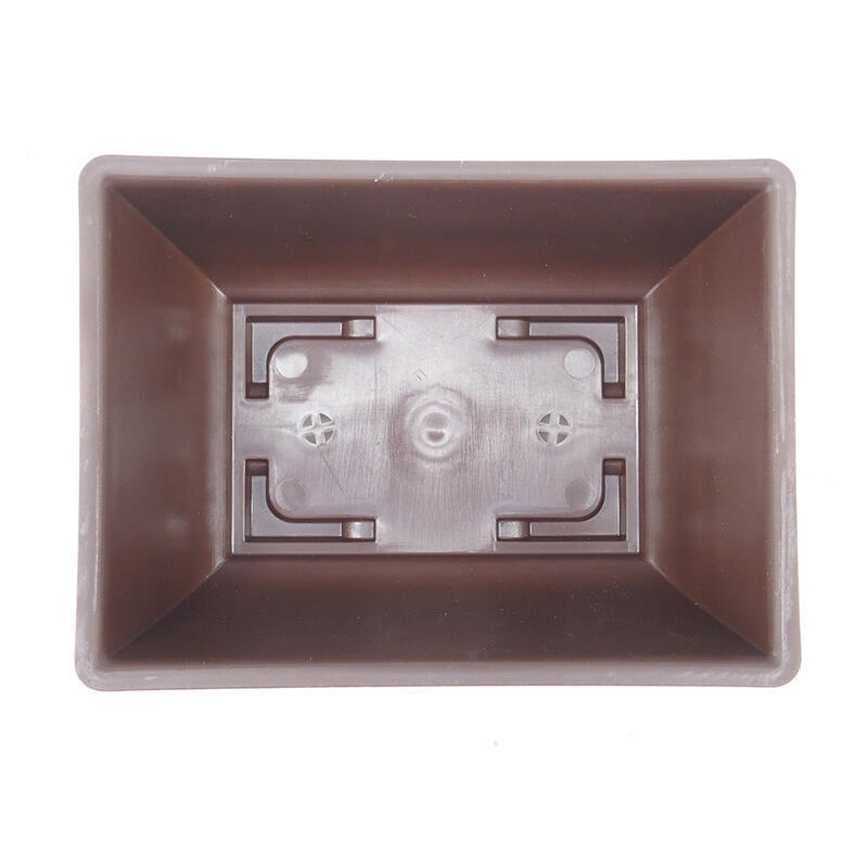 Ciotola per bonsai in plastica MP-1 marrone - 15 x 11 x 6,5 cm