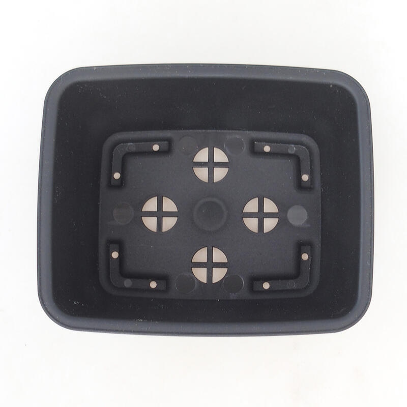 Ciotola per bonsai in plastica MP-10 nero - 11,5 x 9,5 x 4,5