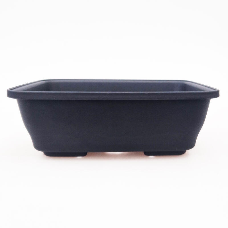Ciotola per bonsai in plastica MP-12 nero - 18 x 15 x 6 cm