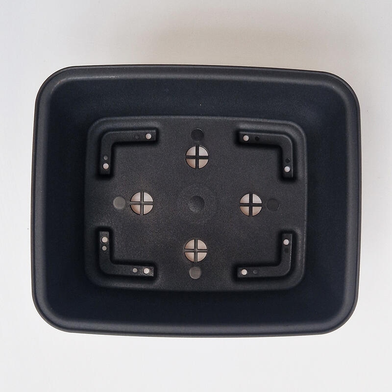 Ciotola per bonsai in plastica MP-12 nero - 18 x 15 x 6 cm