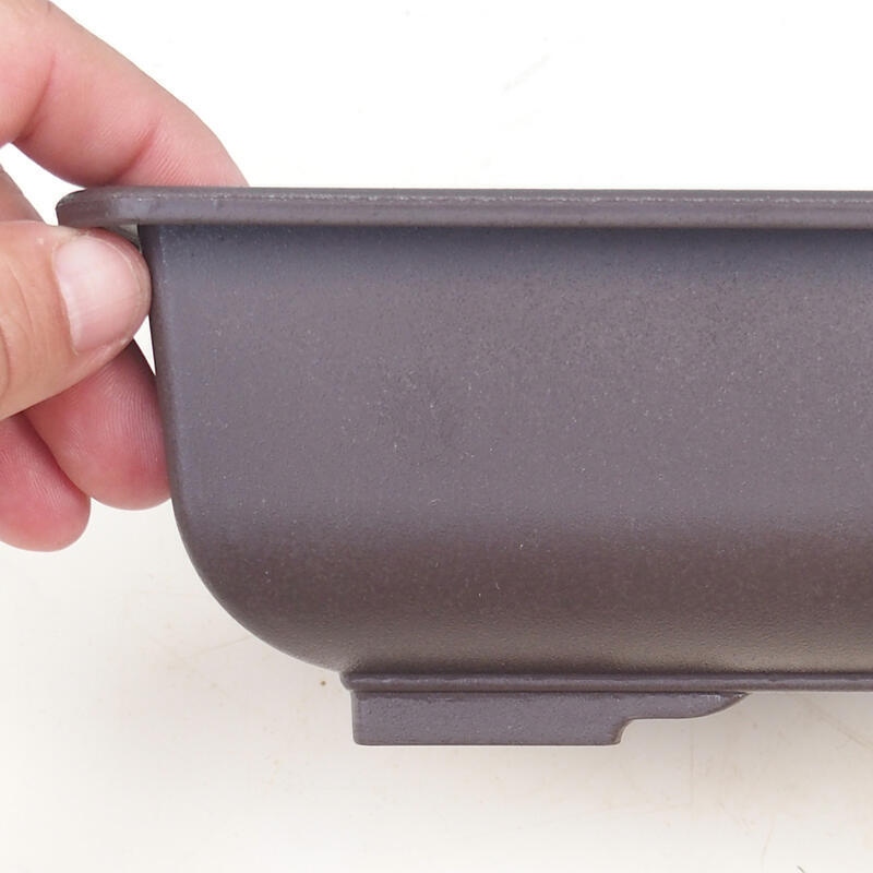 Ciotola per bonsai in plastica MP-2vacl Brown - 21,5 x 15,5 x 7,5 cm