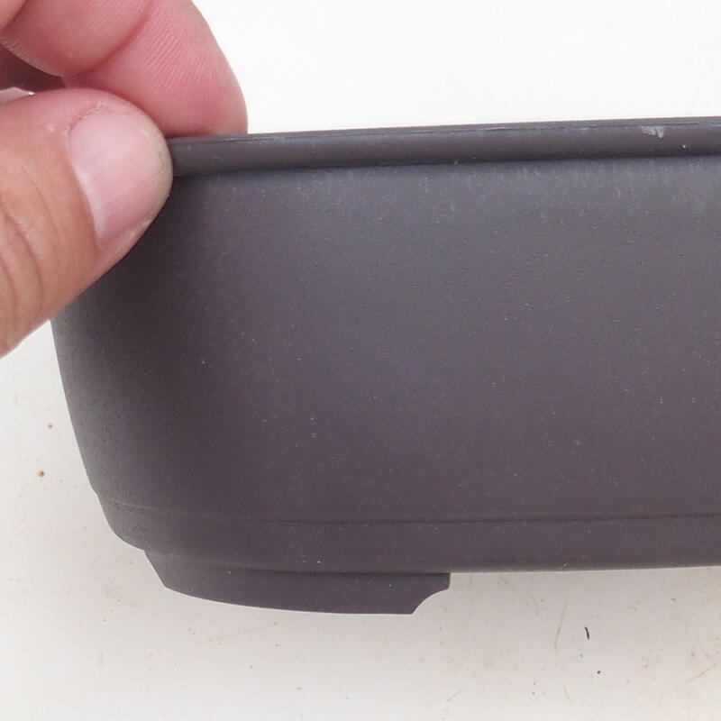 Ciotola per bonsai in plastica MP-4 marrone - 16 x 12,5 x 6 cm