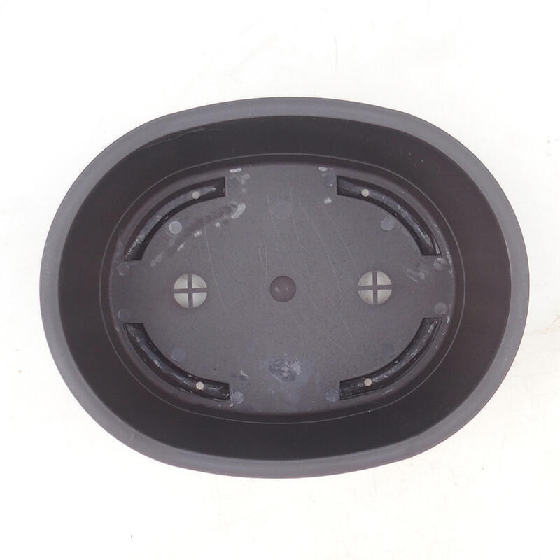 Ciotola per bonsai in plastica MP-4 marrone - 16 x 12,5 x 6 cm