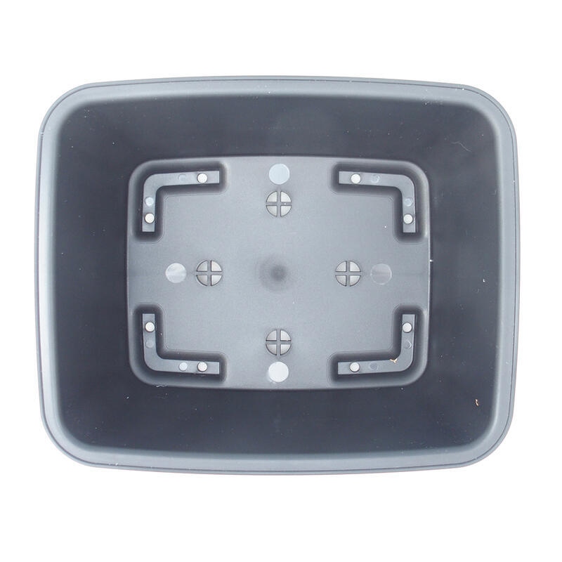 Ciotola per bonsai in plastica MP-9 nero - 23 x 19 x 9 cm