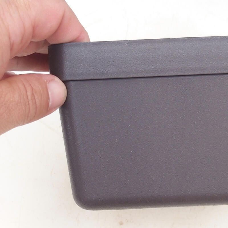 Ciotola per bonsai in plastica YMDR-2 marrone - 13 x 13 x 9 cm