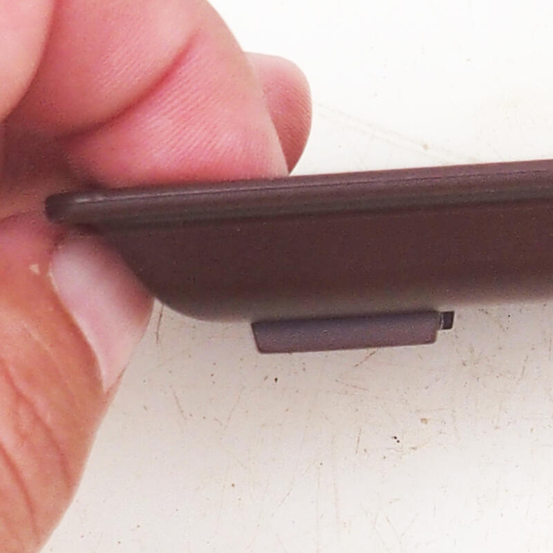 Vassoio per bonsai in plastica PP-3 - 11 x 8 x 1,5 cm