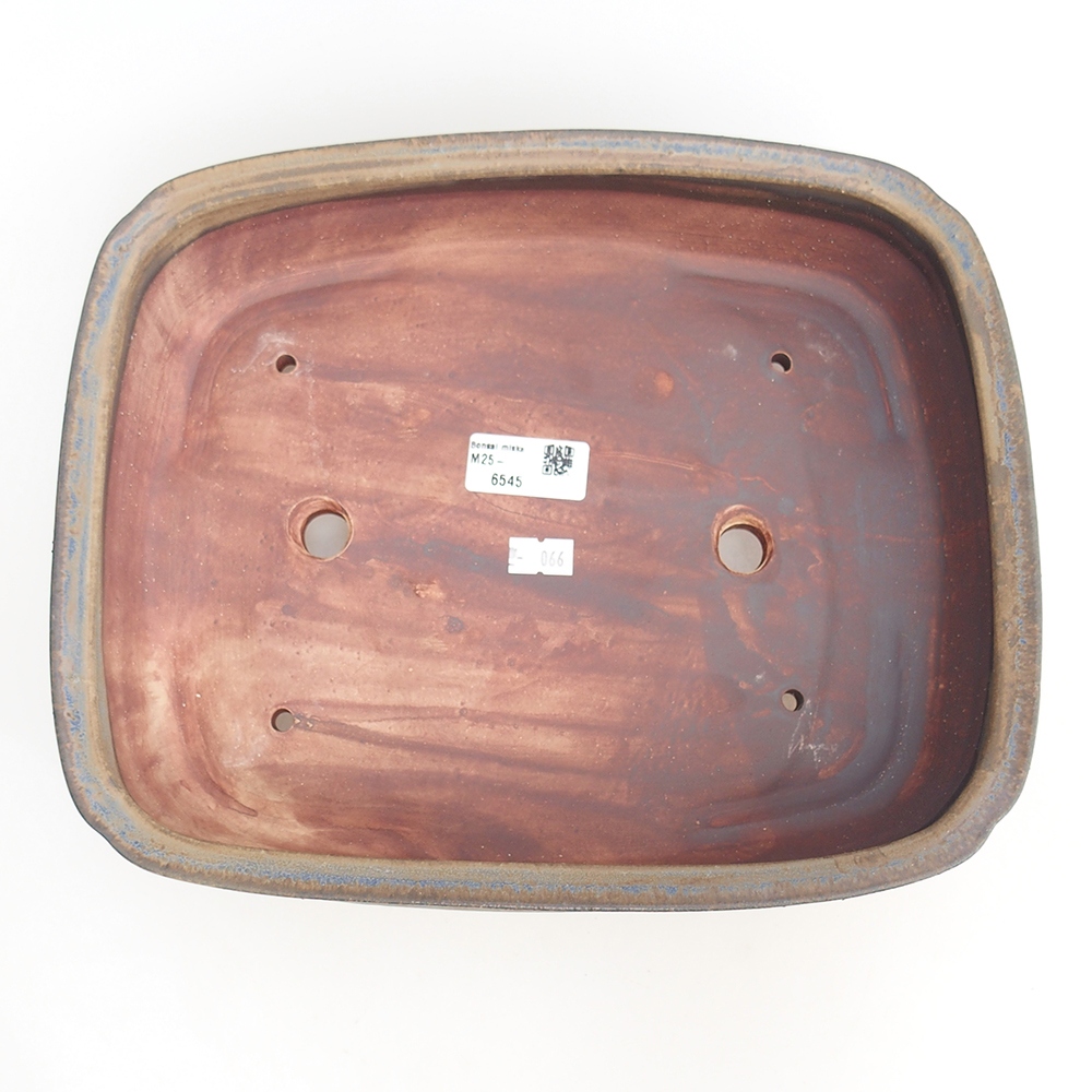 Ciotola bonsai in ceramica 29,5 x 24 x 7 cm, colore blu