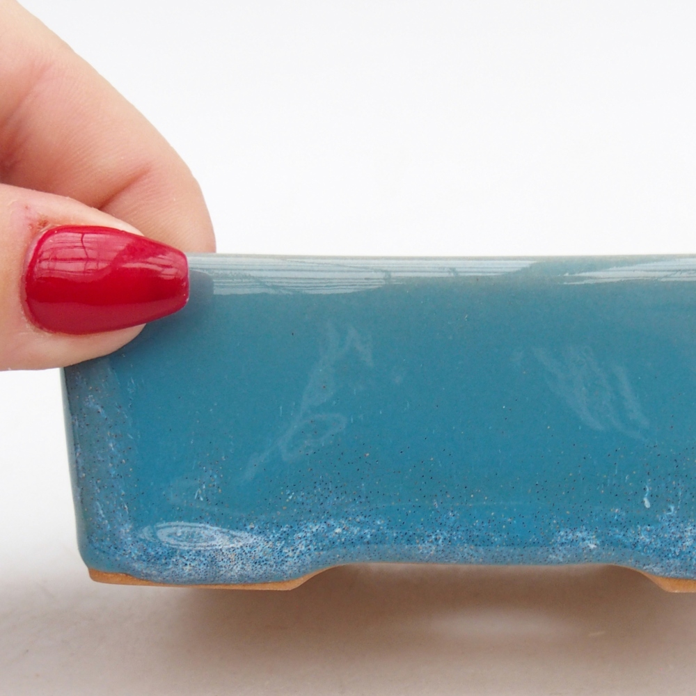 Ciotola bonsai in ceramica 26 x 26 x 8 cm, colore rosso