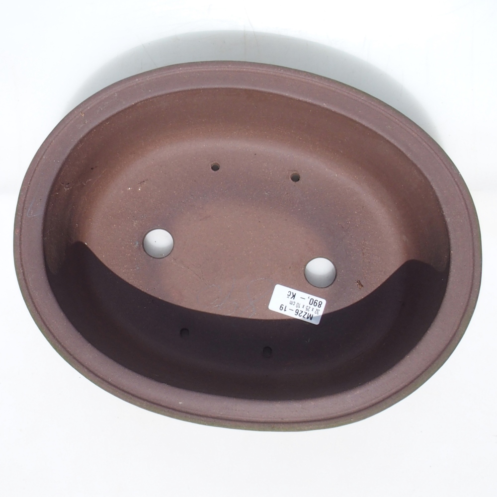 Ciotola per bonsai 32 x 25 x 10 cm - marrone