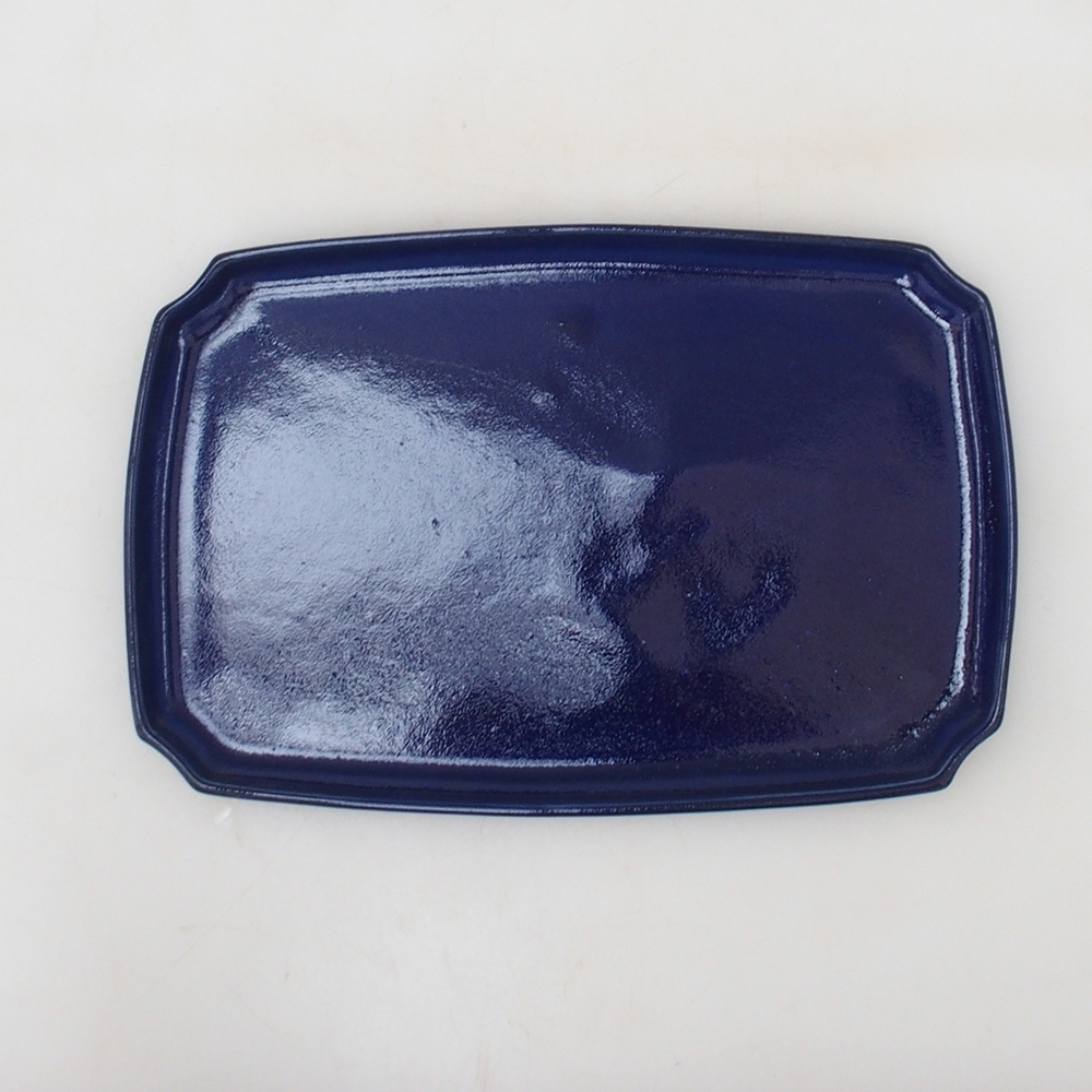 Ciotola in ceramica H07 - 28 x 19 x 1,5 cm - blu